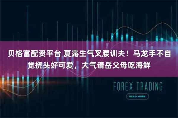 贝格富配资平台 夏露生气叉腰训夫！马龙手不自觉挠头好可爱，大气请岳父母吃海鲜